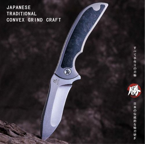 KATSU FA01, Axis Lock Folding Battle Axe, Sakura Blade Nemoto Design– KATSU  KNIVES