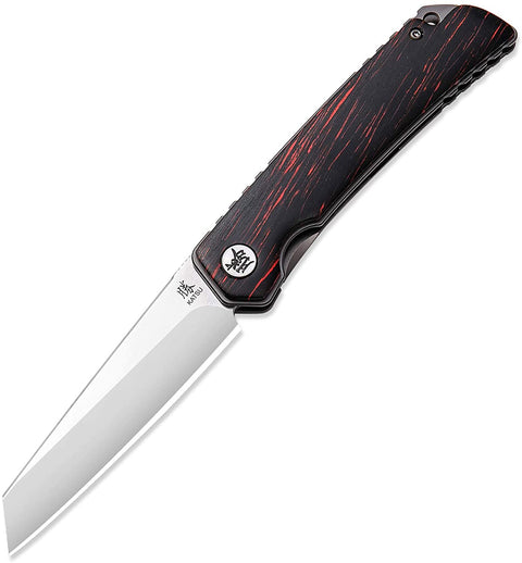 KATSU GK01, G10 Handle & D2 Steel Blade, Leather Sheath - KATSU KNIVES