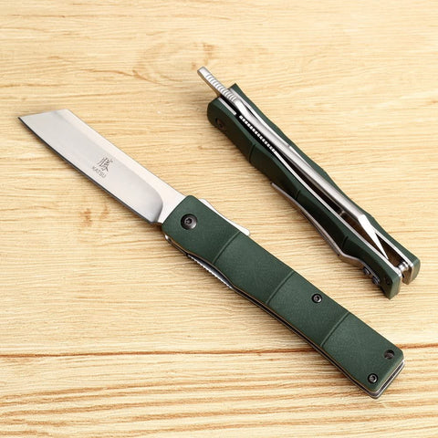 KATSU JRF01, Bamboo Style G10 Handle & D2 Blade, Nylon Sheath - KATSU KNIVES