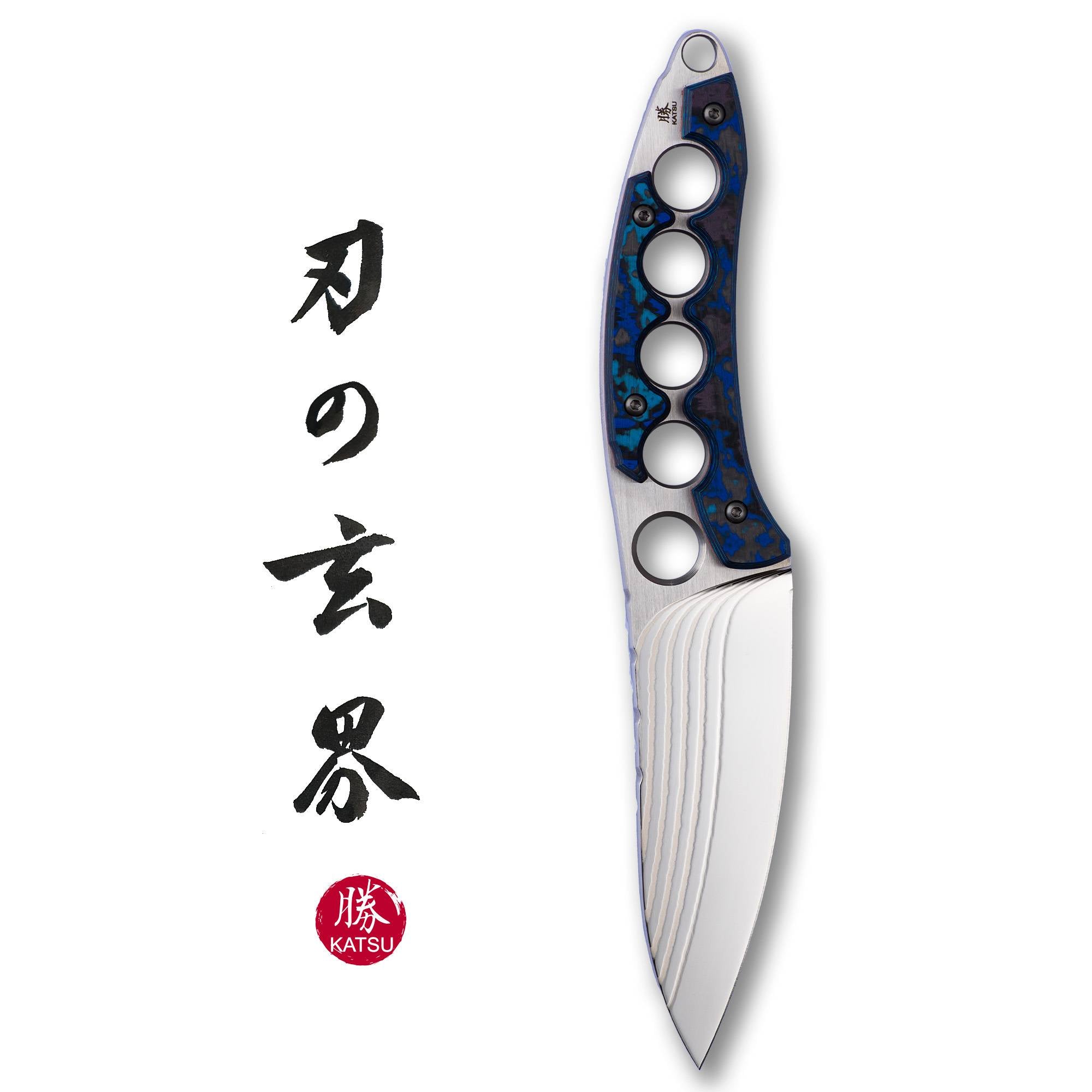 KATSU SKADI, 17 Layers ZDP-189 Super Steel Mirror Polished Fixed