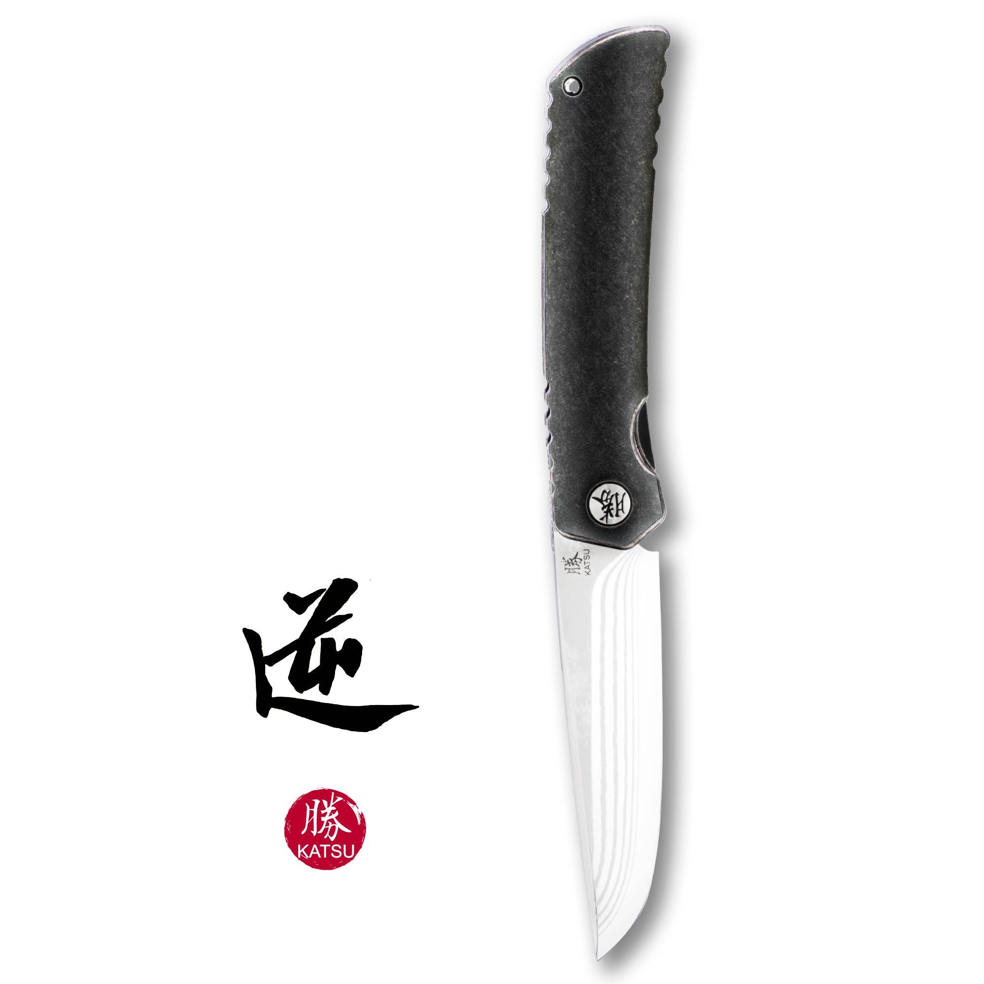 KATSU ZK02, 17 Layers ZDP-189 Super Steel Convex Grind Blade 