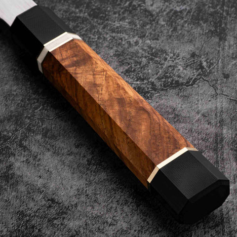KATSU JK05,ZDP-189 Blade,Japanese Nakiri Kitchen Knife,Padauk Wood Octagonal Handle