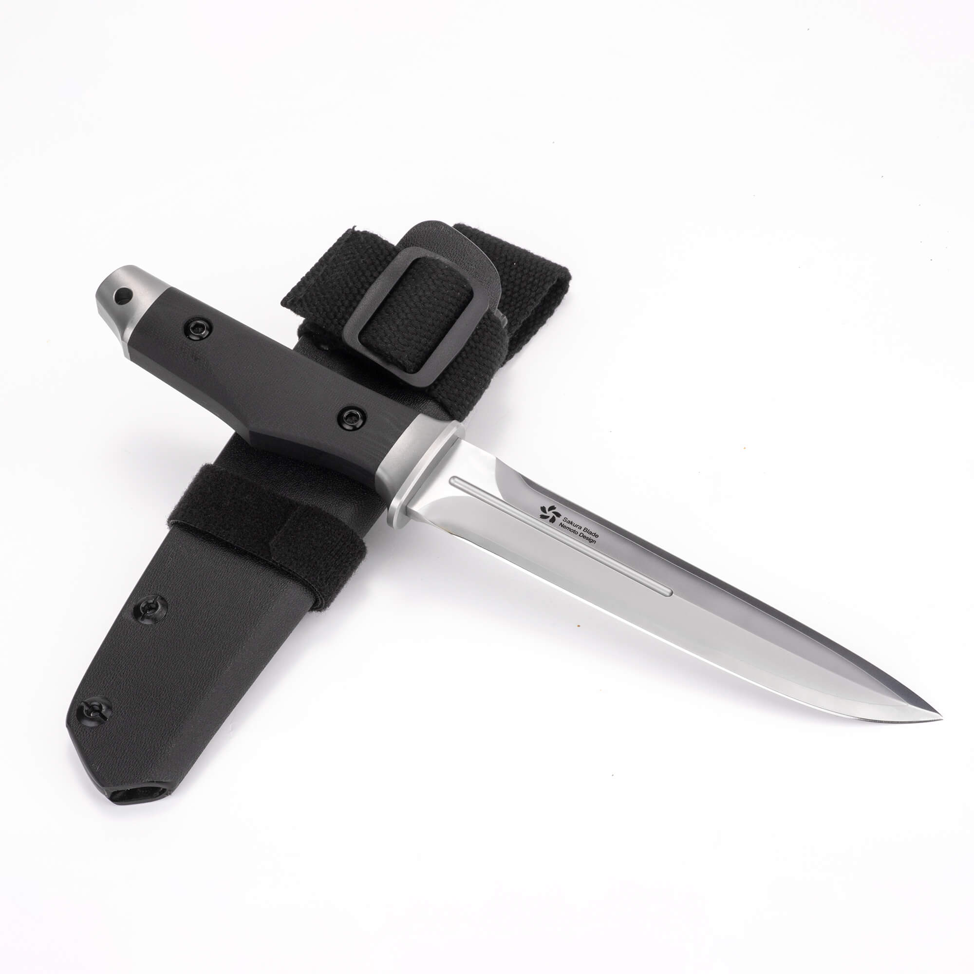 KATSU FB04, SLD-MAGIC Steel Small Fixed Blade Knife, Kydex Sheath, Sak ...