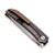 KATSU ZK04, 17 Layers ZDP-189 Super Steel Convex Grind Blade, Carbon Fiber + Titanium Alloy Handle & Clip, Frame Lock, Wooden Gift Box